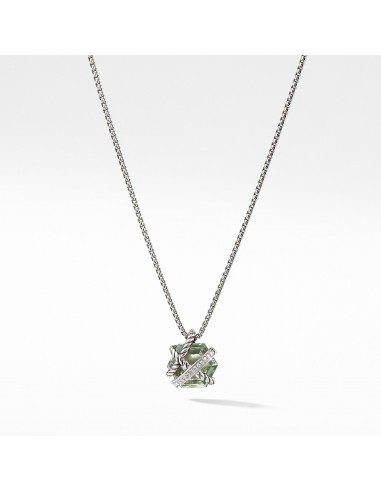 David Yurman Cable Wrap Necklace with Prasiolite and Diamonds ouvre sa boutique