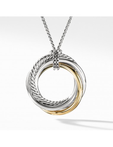 David Yurman Crossover Pendant Necklace with Gold acheter en ligne