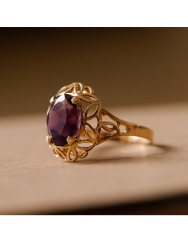 Bague à décors améthyste online