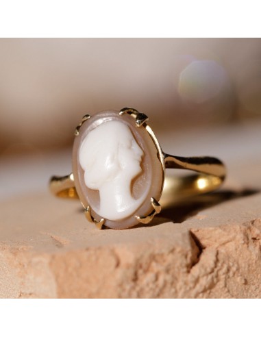 Bague camée vintage solde