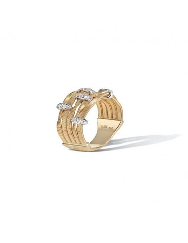 Marco Bicego 18k Yellow Gold Marrakech Onde Multi Strand Ring l'évolution des habitudes 