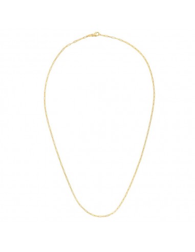 14k Yellow Gold Paperclip Chain destockage