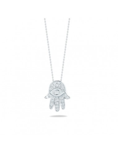 Roberto Coin 18k White Gold Hamsa Necklace online