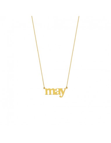 14k Gold Name Necklace pas cheres