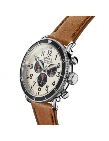 Shinola 48MM Runwell Sport Chrono Cream Dial Watch S0120183149 votre