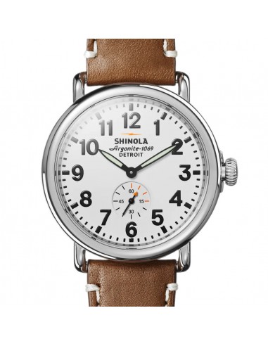 Shinola 41MM Runwell White Dial Quartz Watch S0110000109 le concept de la Pate a emporter 