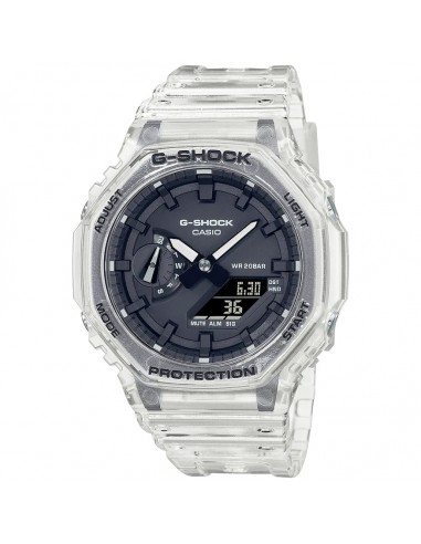 Casio G-Shock GA2100SKE-7A Transparent Clear Jelly 2100 Series en linge