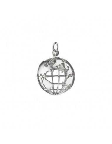 Monica Rich Kosann My World 3D Globe Charm la colonne vertébrale