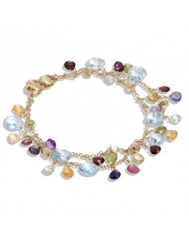 Marco Bicego Mixed Gemstones Blue Topaz Paradise Bracelet de la marque