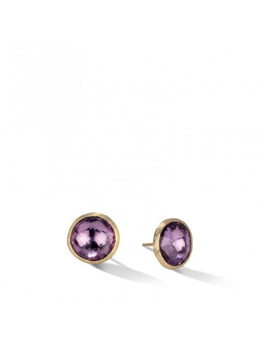 Marco Bicego Jaipur Color Large Amethyst Stud Earrings Les magasins à Paris et en Île-de-France