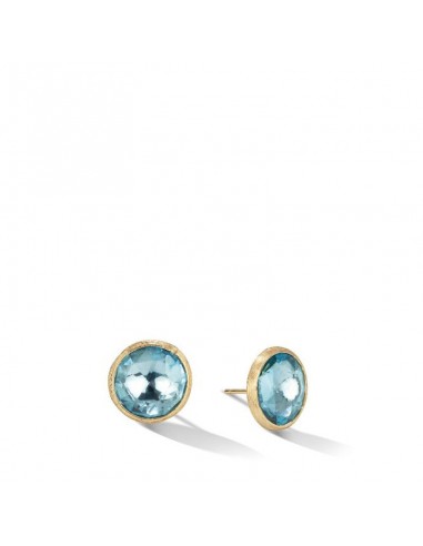 Marco Bicego Jaipur Color Large Blue Topaz Stud Earrings français