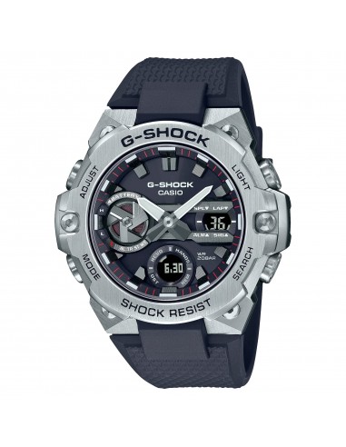 Casio G-Shock G-Steel Black Carbon Core Watch GSTB400-1A Solar la chaussure