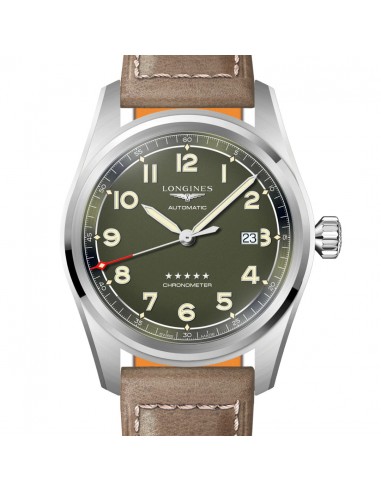 Longines Spirit 42MM Automatic Green Matte Dial Watch L38114032 50-70% off 