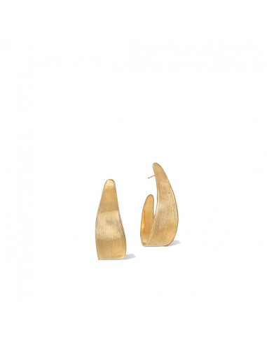 Marco Bicego Lunaria Collection 18K Lunaria Yellow Gold Small Hoop Earrings OB1760 Y Les magasins à Paris et en Île-de-France