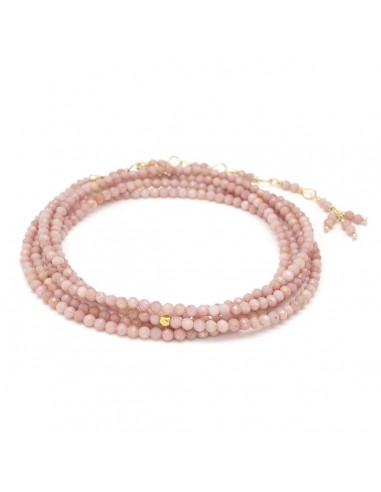 Anne Sportun Rhodonite Bead Wrap Bracelet Necklace 34 Inches B098G-RHOD Comparez plus de prix