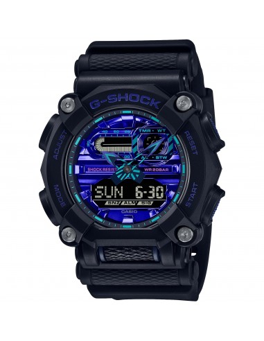 Casio G-Shock GA900VB-1A Virtual World Metallic Watch Purple Violet ouvre sa boutique