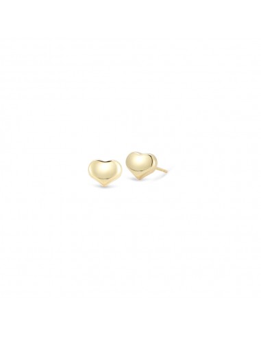 Roberto Coin 18k Yellow Gold Tiny Treasure Heart Stud Earrings 023238AYER00 en stock