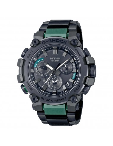 Casio G-Shock MTG MTGB3000BD12 Black & Green IP Bluetooth Watch Comparez et commandez 