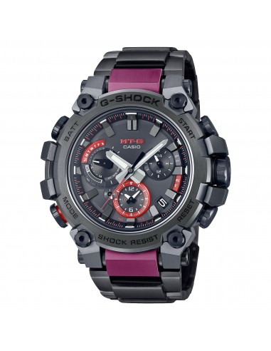 Casio G-Shock MTG MTGB3000BD1A Dark Grey Bordeaux IP Red Bluetooth Watch En savoir plus