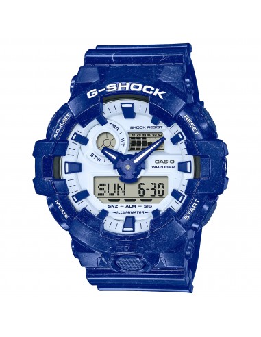 CASIO G-SHOCK GA700BWP-2A Blue and White Pottery Watch prix