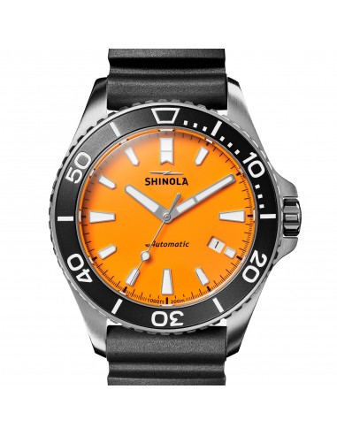 Shinola Lake Huron Monster Orange Automatic 43mm Watch S0120097180 meilleur choix