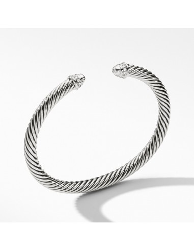 David Yurman 5MM Cable Classics Bracelet with Diamonds store