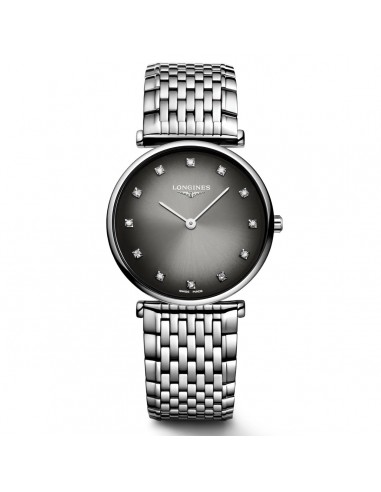 Longines La Grande Classique 29MM Gradient Grey Dial Diamond Markers Watch L45124776 Jusqu'à 80% De Réduction