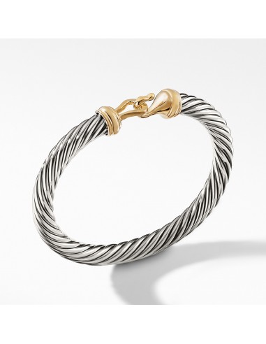 David Yurman Buckle Bracelet with Gold Hook Clasp Découvrez la collection