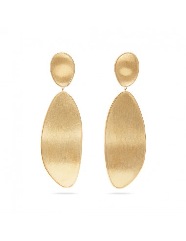 Marco Bicego Lunaria Collection 18K Yellow Gold Elongated Double Drop Earrings plus qu'un jeu 