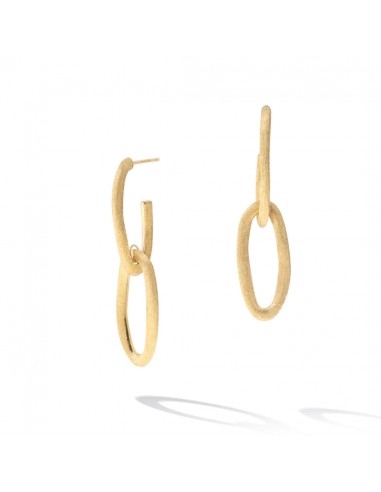 Marco Bicego Jaipur Link Collection 18K Yellow Gold Oval Double Link Earrings pas chere