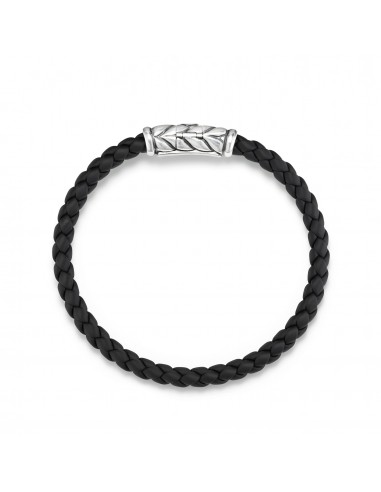 David Yurman Men's Chevron Bracelet in Black 6mm Découvrez la collection