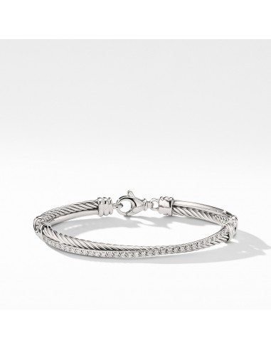 David Yurman Crossover Bracelet with Diamonds Comparez plus de prix