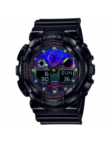 CASIO G-SHOCK GA100RGB-1A Garish Rainbow Gamers RGB Watch 50-70% off 