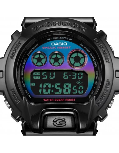 Casio G-Shock DW6900RGB-1 Rainbow Glossy Black Gamers Digital Watch JUSQU'A -70%! 