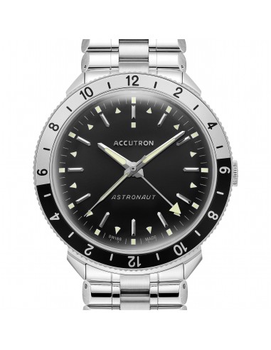 Accutron Astronaut "T" GMT 41mm Black White Watch Limited Re-Edition from 1968 pour bénéficier 