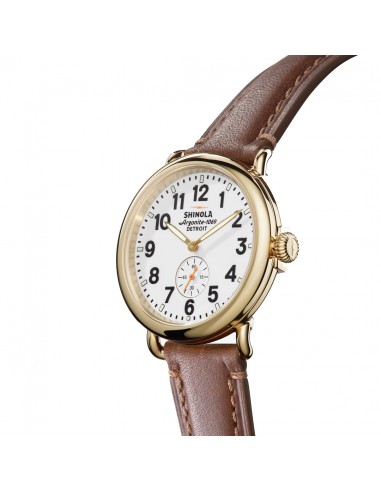 Shinola 41MM Runwell Automatic White Dial Gold PVD Case Watch S0120266280 prix pour 