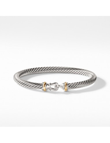 David Yurman Buckle Cable Bracelet with Gold 5mm prix