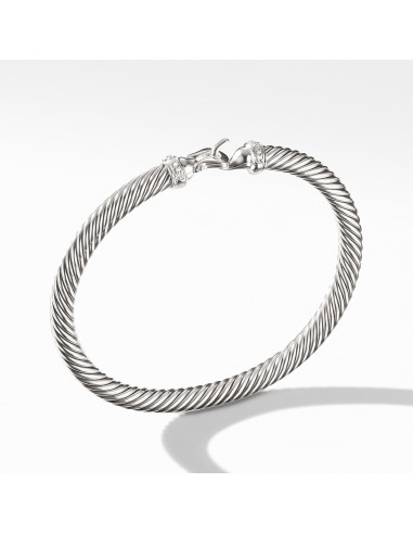 David Yurman Buckle Cable Bracelet with Diamonds 5mm l'évolution des habitudes 