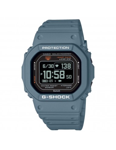 CASIO G-SHOCK DWH5600-2 Teal Move Heart Rate Monitor Solar Activity Watch une grave pollution 