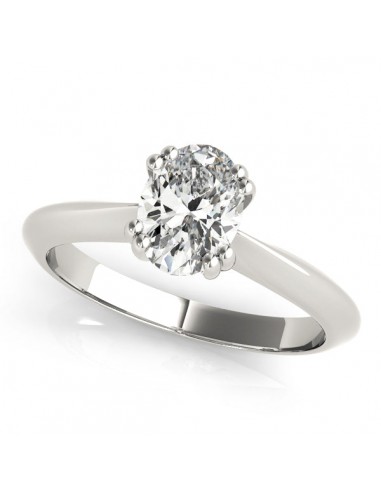 DOUBLE PRONG OVAL ENGAGEMENT RING Véritable concentré