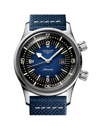 Longines Legend Diver 36MM Automatic Blue Dial & Strap Watch L33744902 de pas cher