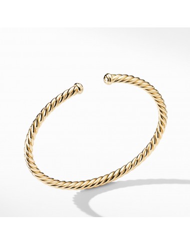 David Yurman Cable Spira Petite Precious Bracelet in Gold des créatures d'habitude