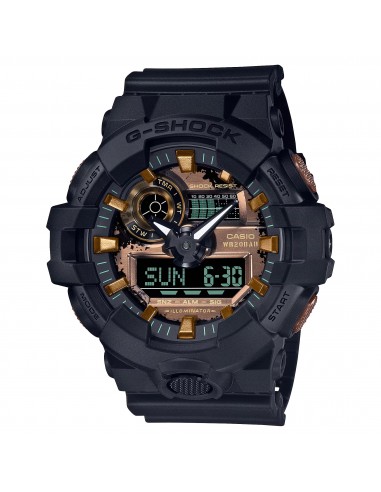 CASIO G-SHOCK Black & Rust Color GA700RC-1A Watch de technologie