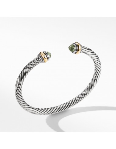 David Yurman 5MM Cable Classic Bracelet Prasiolite Découvrez la collection