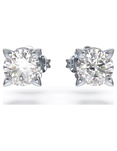 Swarovski Diamond Round Stud 14K White Gold Earrings 1.00ctw Le MVP de beaucoup