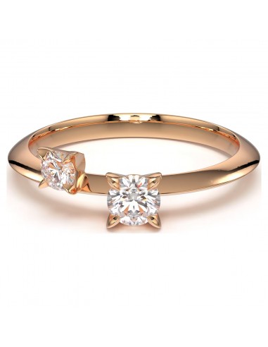 Swarovski Intimate Twin Diamond Ring 14K Rose Gold prix