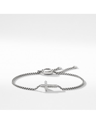 David Yurman Cross Bracelet with Pave Diamonds de France