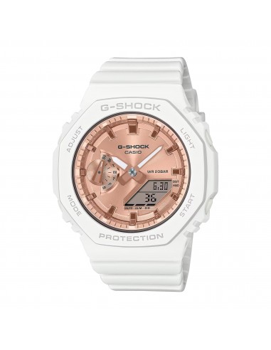 Casio G-Shock GMAS2100 “Mini CasiOak” White Pink Metallic Gold Watch GMAS2100M-7A ouvre sa boutique