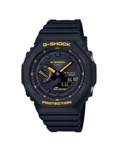 Casio G-Shock Caution Yellow Solar Bluetooth 2100 CasiOak GAB2100CY-1A Watch Jusqu'à 80% De Réduction