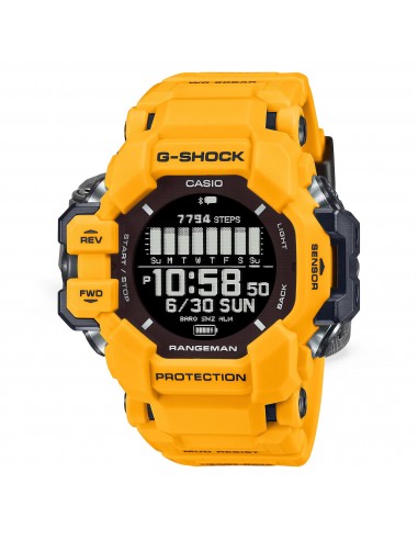 CASIO G-Shock GPS Rangeman Heart Rate Solar Yellow Watch GPRH1000-9 de l' environnement